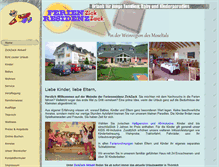 Tablet Screenshot of familienurlaub-zickzack.de